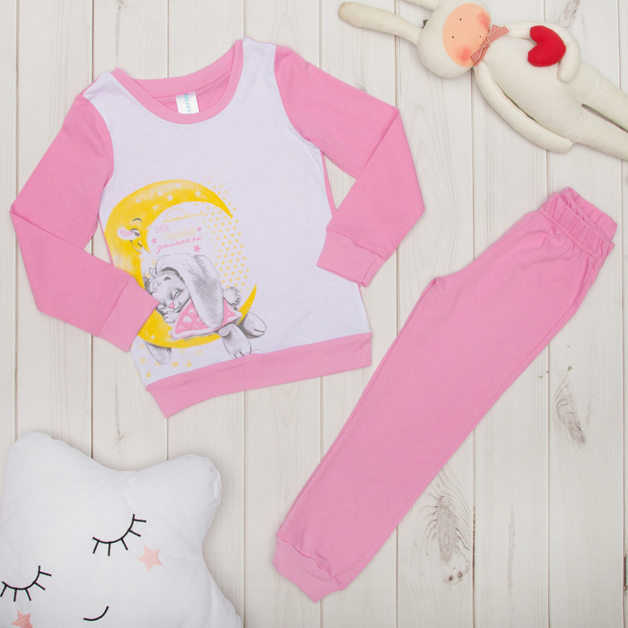 Джемпер, брюки KAFTAN "Спящая красавица" рост 110-116 (32), 5-6 лет 100% хлопок