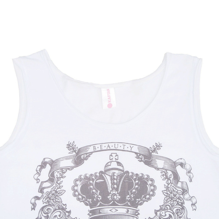 Майка женская KAFTAN "Queen", р-р 42-44, 100% хлопок