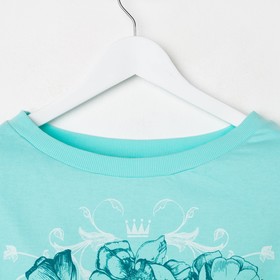 

Джемпер женский KAFTAN "Queen", цвет голубой, р-р 42-44, 100% хлопок