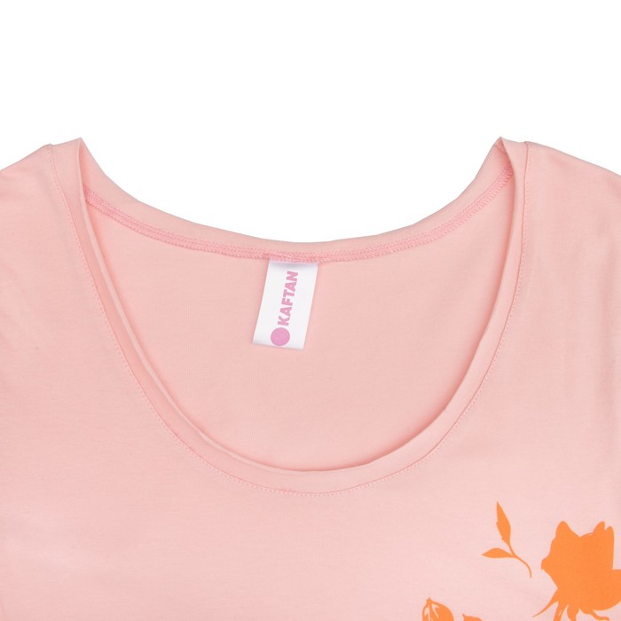 Футболка женская KAFTAN "Рыжая лиса", р-р 46-48, 100% хлопок