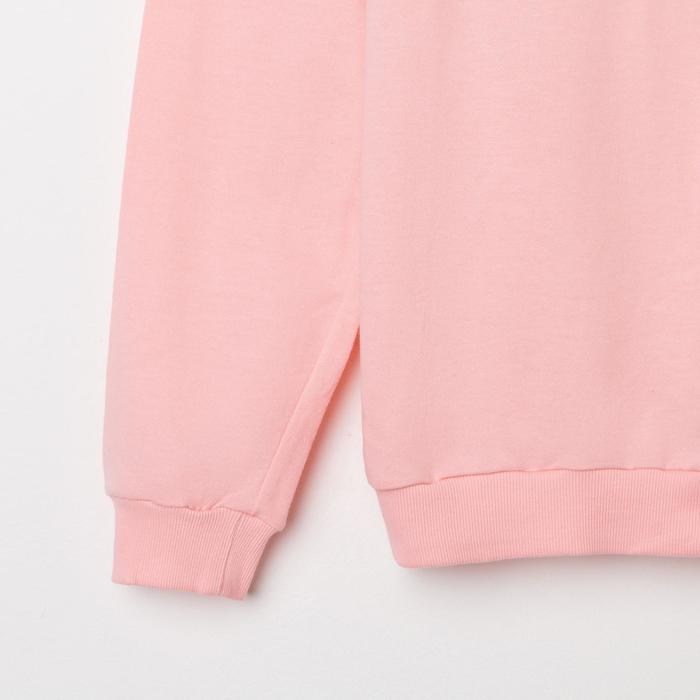 Толстовка женская KAFTAN "Рыжая лиса", роз, р-р 42-44, 100% хлопок