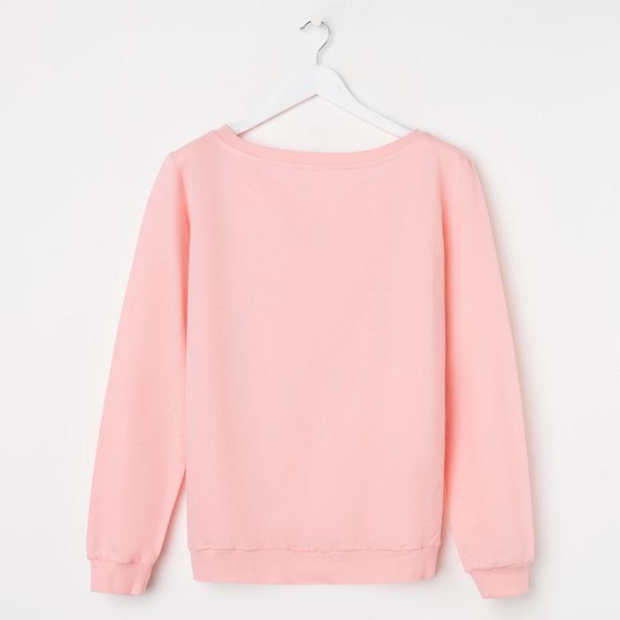 Толстовка женская KAFTAN "Рыжая лиса", роз, р-р 42-44, 100% хлопок