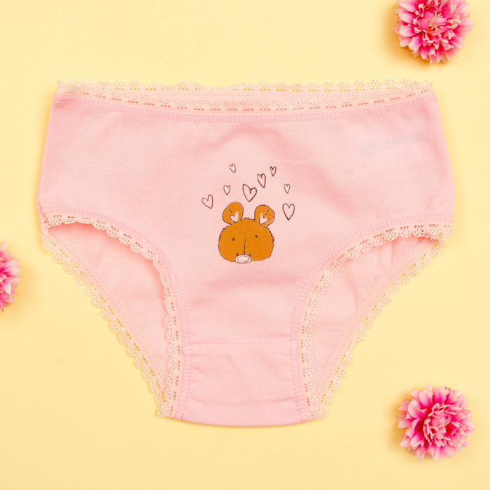 Набор трусов детских KAFTAN "Медвежонок" 3 шт, рост 110-116 (32), 5-6 лет 100% хлопок