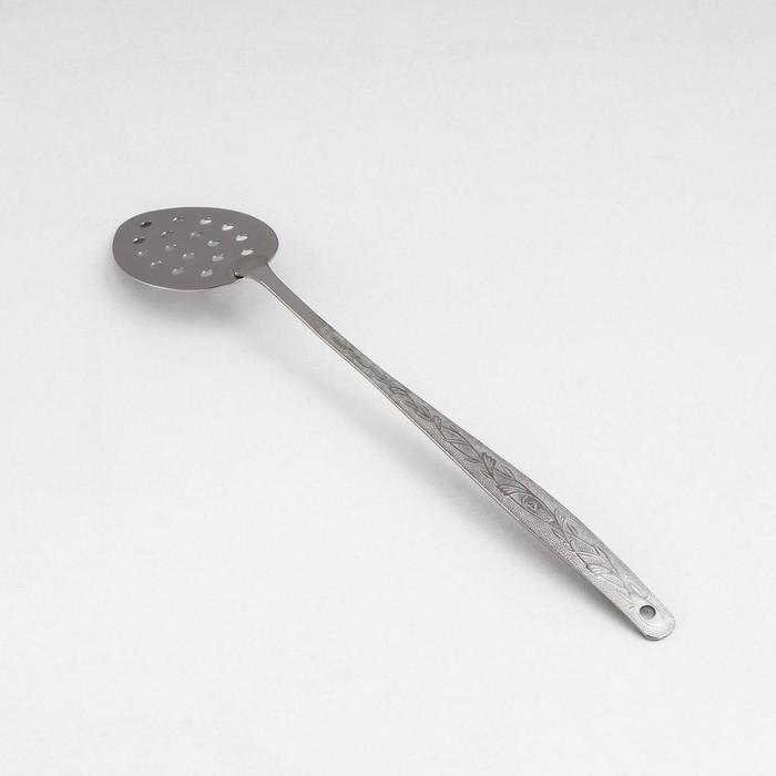 Лопатка кулинарная большая 30 см "Уралочка", рабочая часть 5,6 см, толщина 2 мм, упрощённая обработка