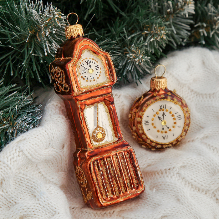 Набор новогодних игрушек "Часы Биг-бен" микс