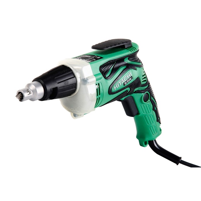 Дрель-шуруповерт Hitachi W6V4, 620Вт, 0-4500об/мин, 6-ти гран 1/4", 1.4кг