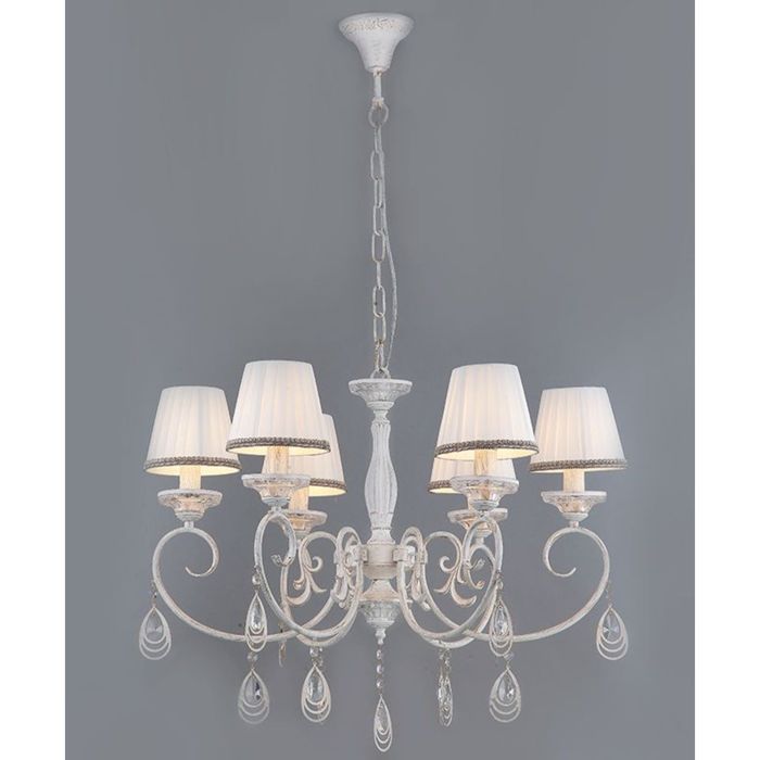 Люстра "Агния" 6 ламп E14 60Вт 69,5х69,5х48.5 см.