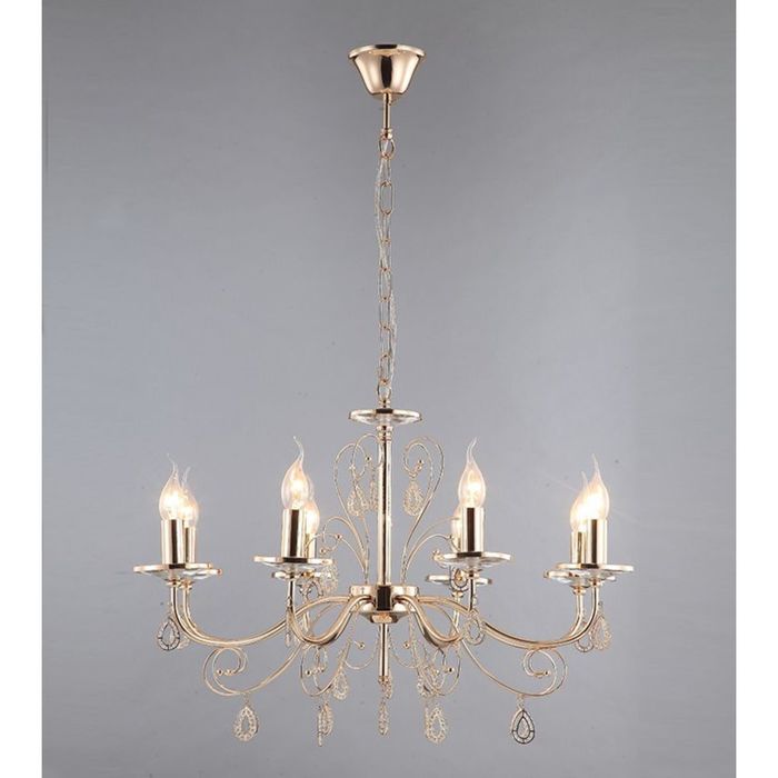 Люстра "Алико" 8 ламп E14 60Вт 50х50х70 см.