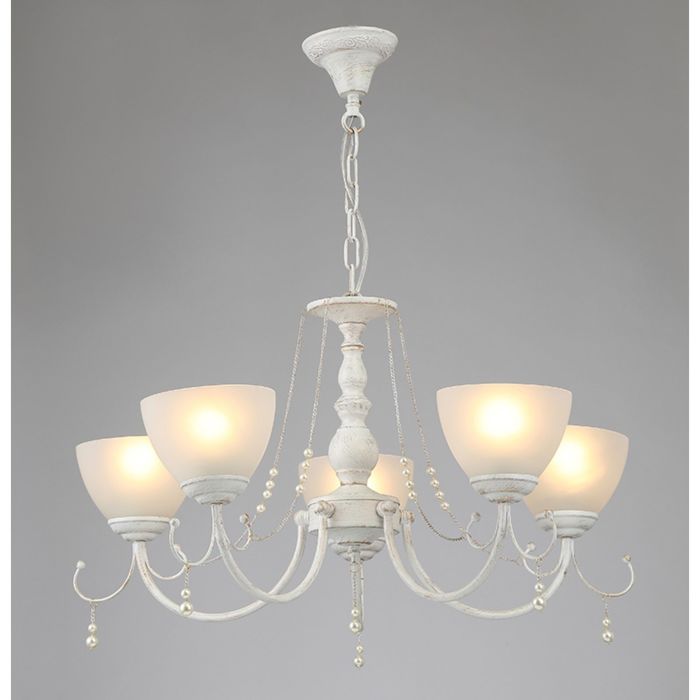 Люстра "Альба" 5 ламп E27 60Вт 66х66х45 см.