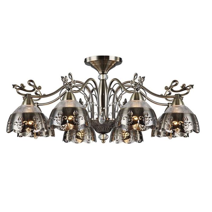 Люстра "Амаль" 8 ламп E14 60Вт 73х73х36 см.