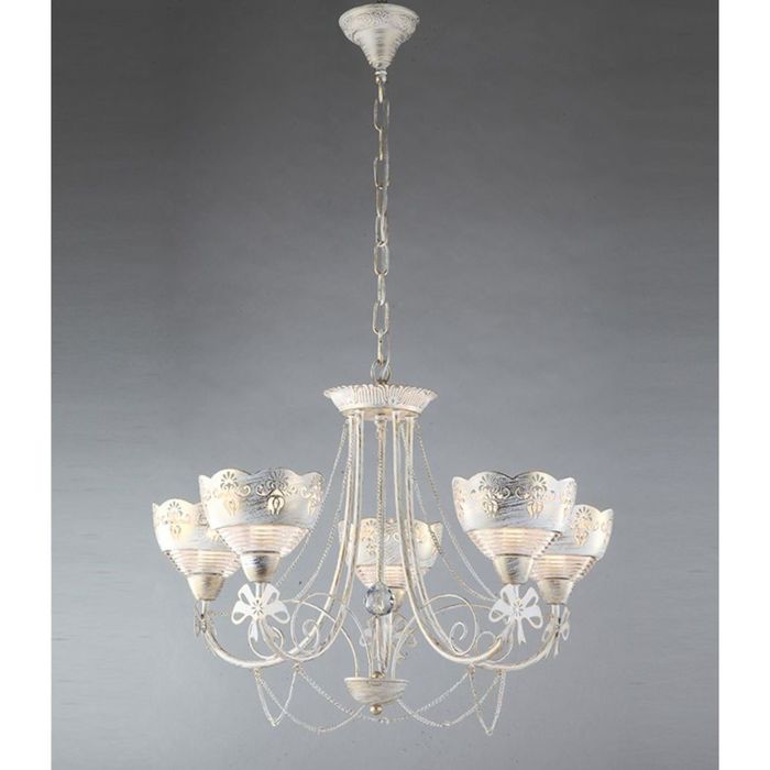 Люстра "Анжелика" 5 ламп E14 60Вт 64х64х43.5 см.