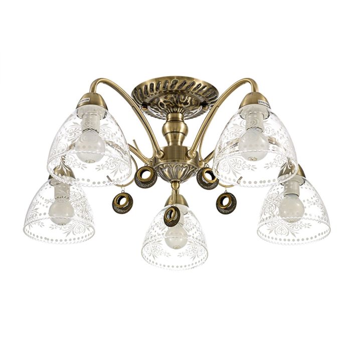 Люстра "Венера" 5 ламп E14 60Вт 55х55х21 см.