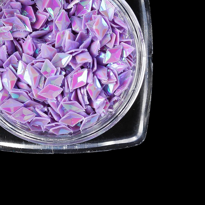 Декоративный элемент "Ромбы", 1гр, цвет фиолетовый