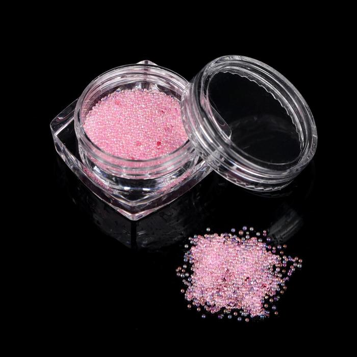 

Бульонки/кристаллы для декора, цвет розовый