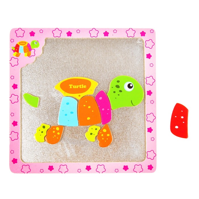 Конструктор магнитный в рамке "Черепаха"