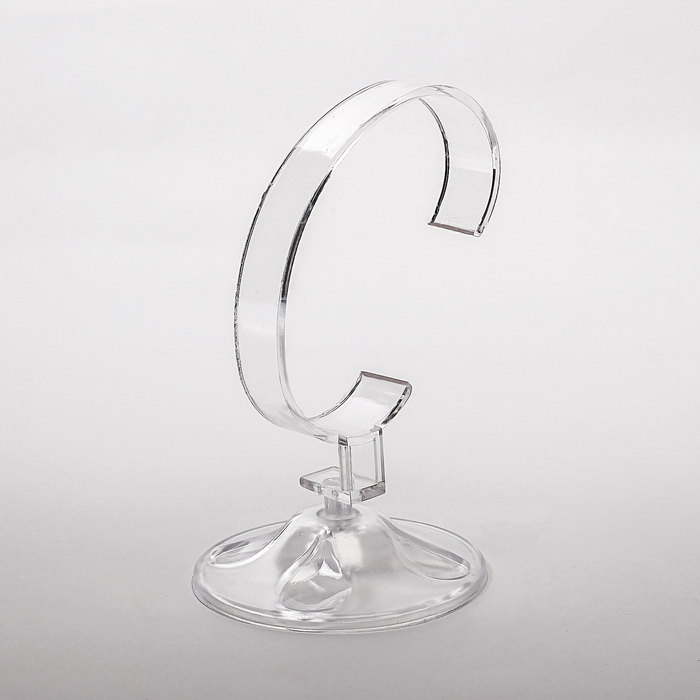 Подставка под часы 1,5*1,5*6,5, основа d=6,3см, h=9, цвет прозрачный