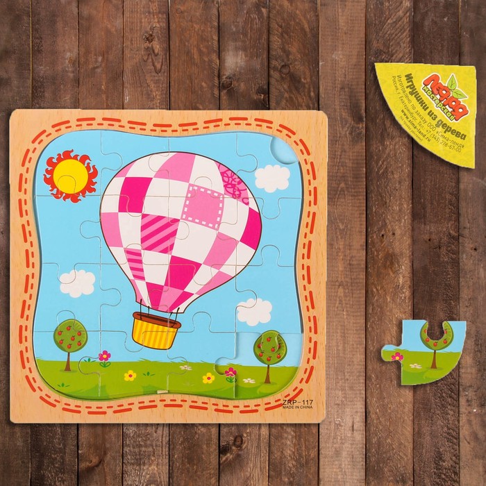 Пазл в рамке "Воздушный шар"