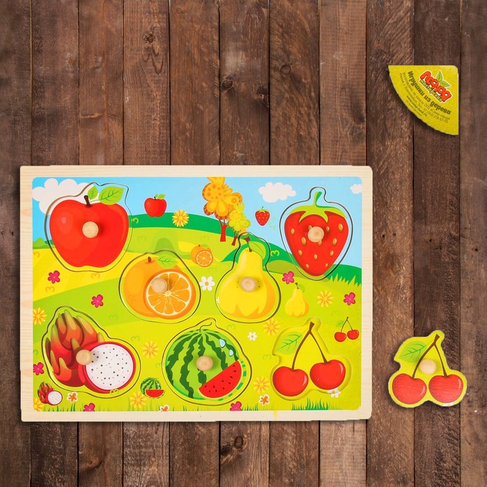 Рамка-вкладыш "Фрукты и ягоды"