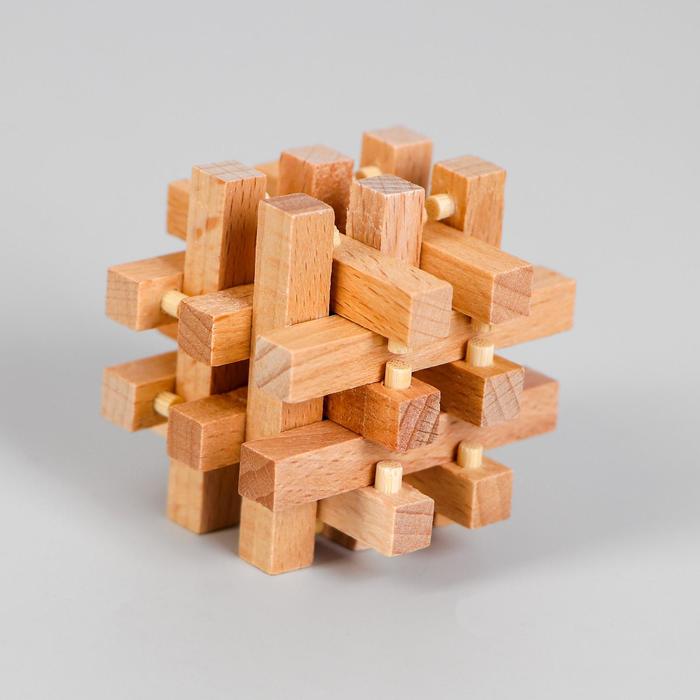 Головоломка деревянная мини № 2