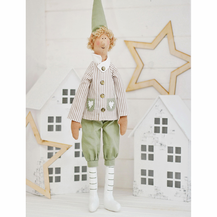 Набор для шитья текстильной игрушки "Эльф Кристиан"