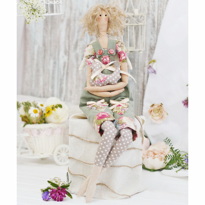 Набор для шитья текстильной игрушки "Ангелочек Ванесса"