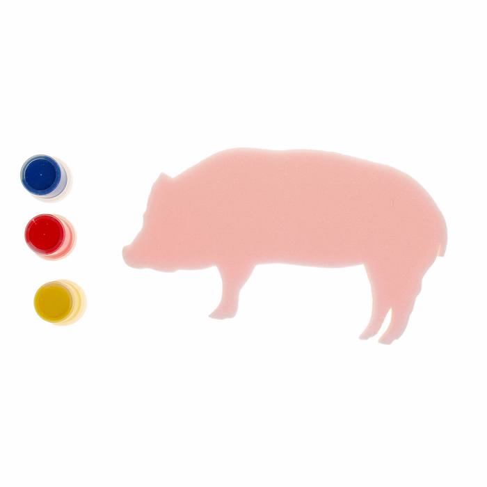 Чудо-раскраска "Лабиринт "Поросёнок" с красками