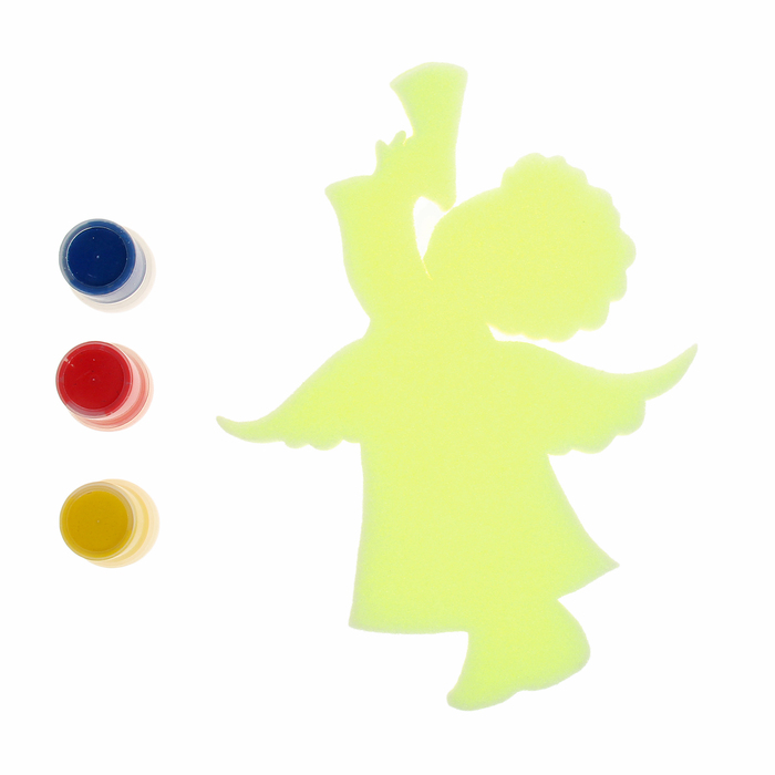 Чудо-раскраска "Лабиринт "Ангелочек" с красками