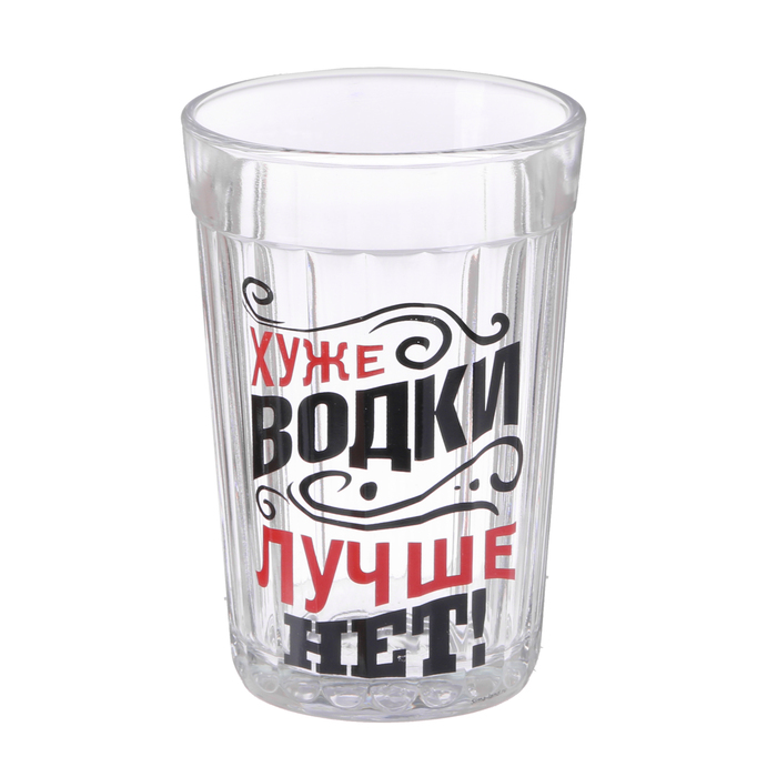 Стакан граненый "Лучше нет" стекло, в упаковке