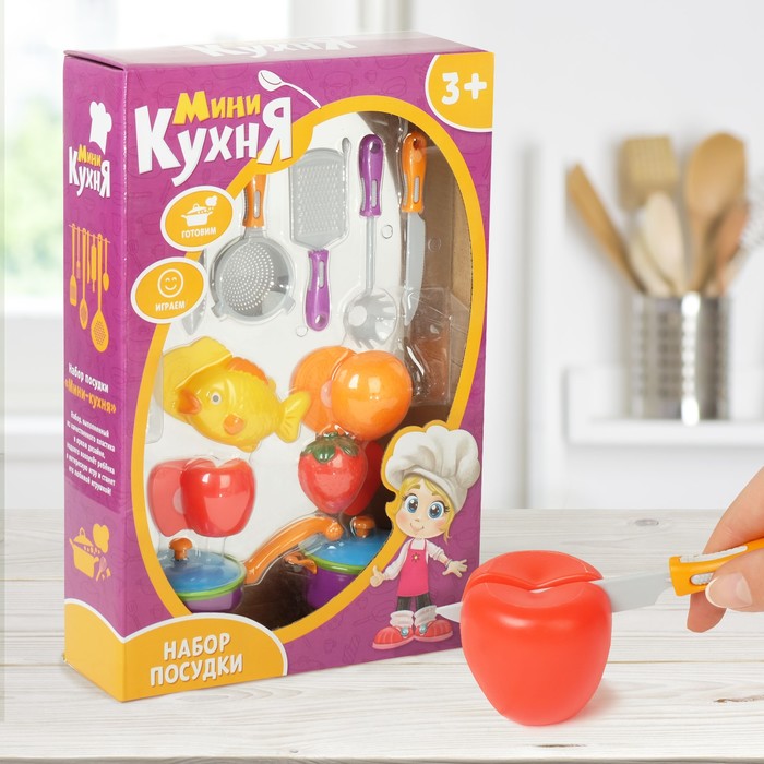 Набор посуды "Поварёнок", 12 предметов