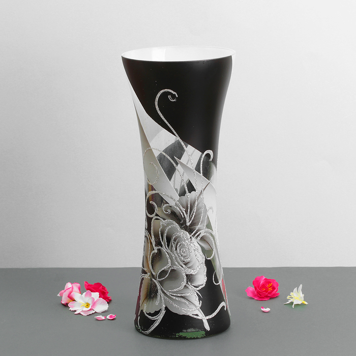 Ваза "Роза" волны, факел