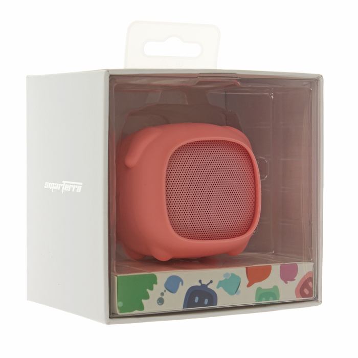 Портативная колонка Smarterra Sweet Things PAS-ST100 PIGGY розовая хрюша, bluetooth/microSD