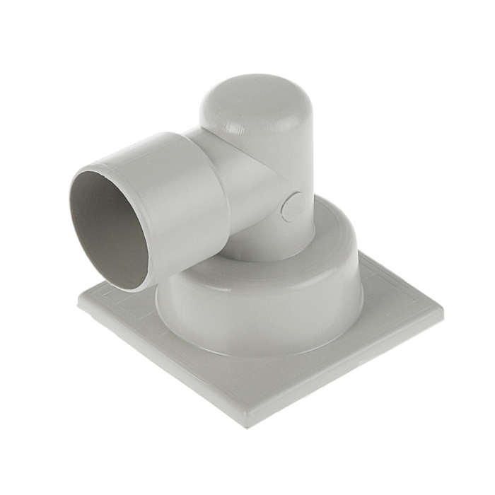 Трап "Татполимер", горизонтальный, d=50 мм, решетка нержавейка, 10х10 см, гидрозатвор