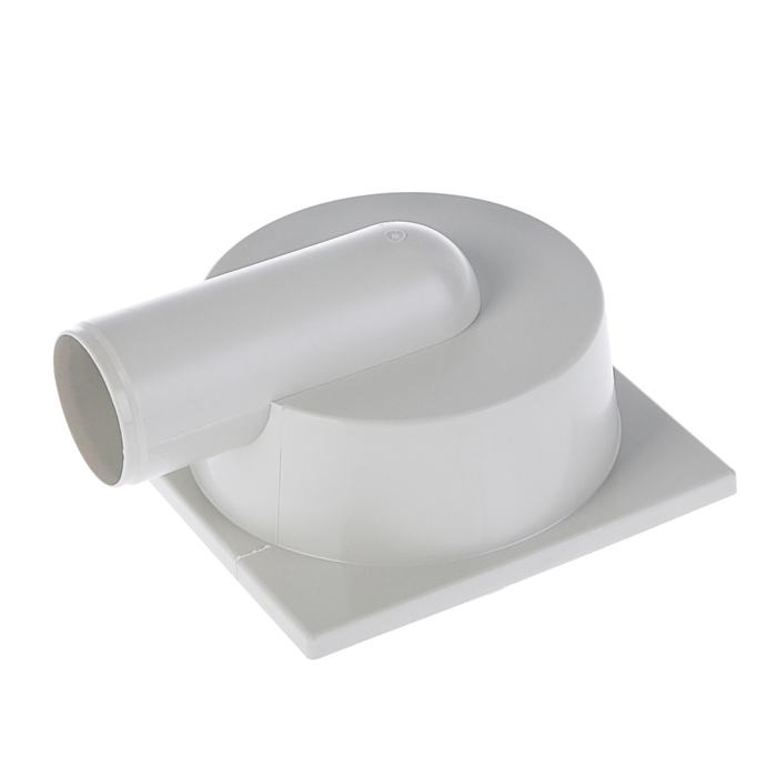 Трап "Татполимер", горизонтальный, d=50 мм, решетка нержавейка, 15х15 см, механический