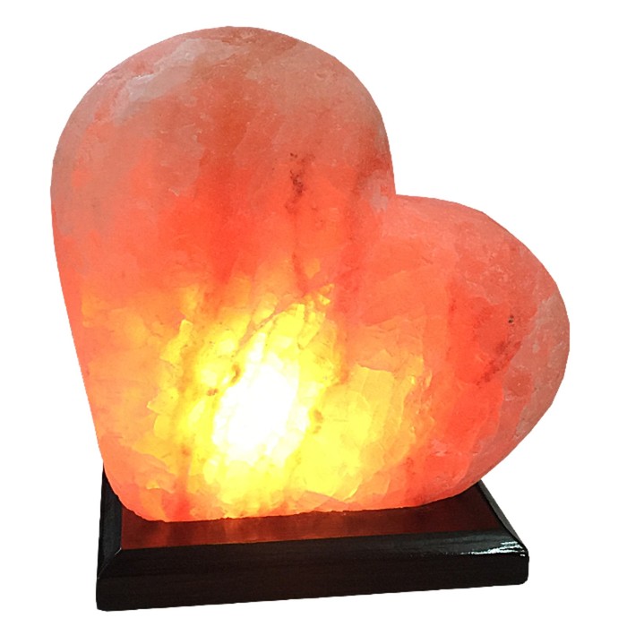 Светильник "Сердце большое" 1,5-2,5кг Пакистанская красная соль