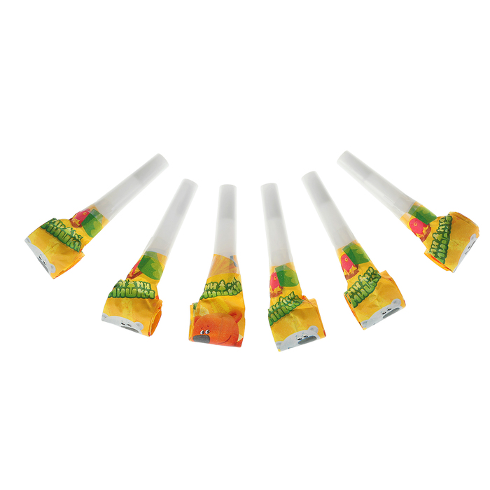 Язычок-гудок "Веселый праздник Мими Мишки", 6 шт