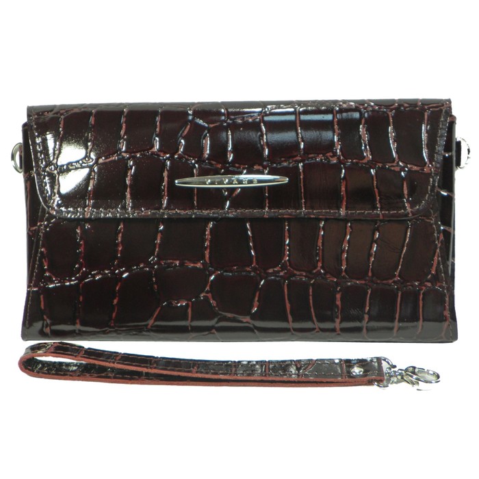 Кошелёк женский, 1 отдел для купюр, для монет, для кредитных карт, цвет бордовый