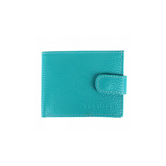 Портмоне женское, 1 отдел для купюр, для монет, для кредитных карт, цвет бирюзовый