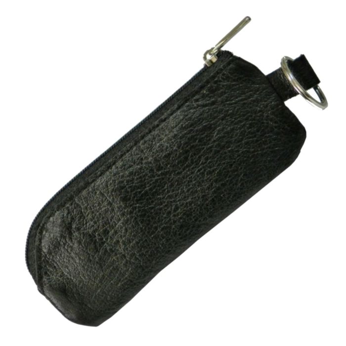 Футляр для ключей на молнии, цвет чёрный