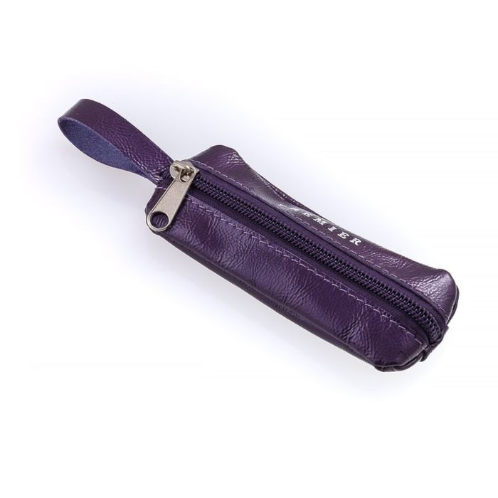 Футляр для ключей на молнии, цвет фиолетовый
