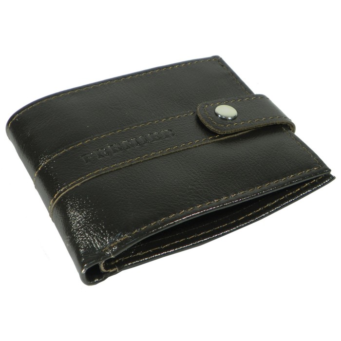 Портмоне мужское, отдел для купюр, монет, карт, цвет коричневый