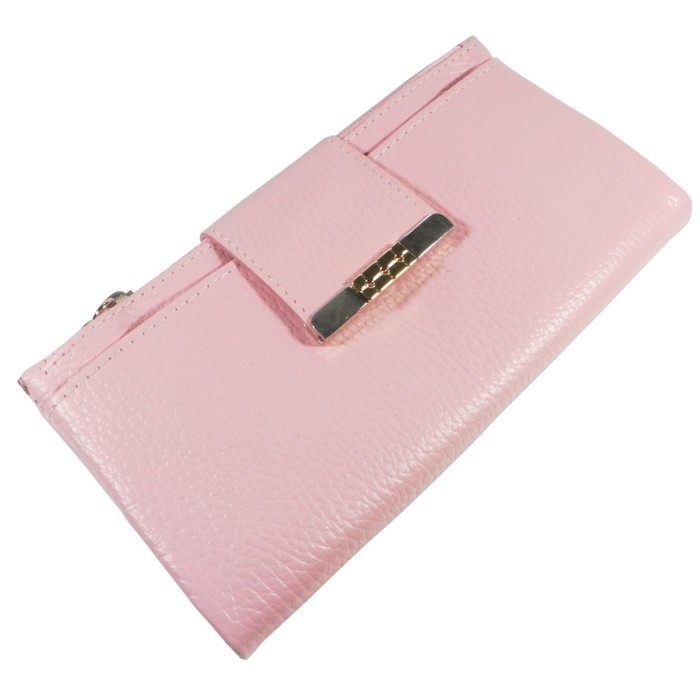 Кошелёк женский, 2 отдела для купюр, для монет, для кредитных карт, цвет розовый