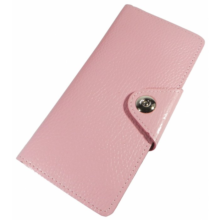 Кошелёк женский на молнии, 3 отдела для купюр, для монет, для кредитных карт, цвет розовый