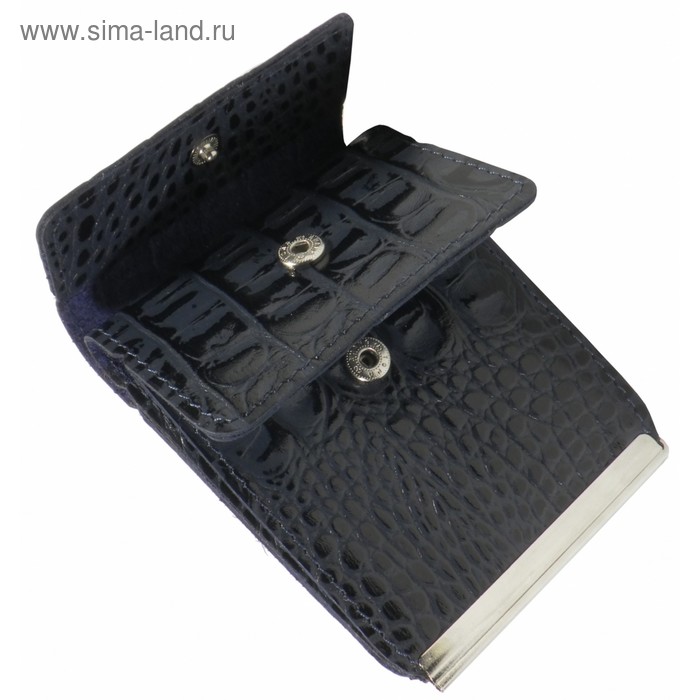 

Портмоне с зажимом Z-28-310, 10,2*1,5*8,2,отдел для карт, синий