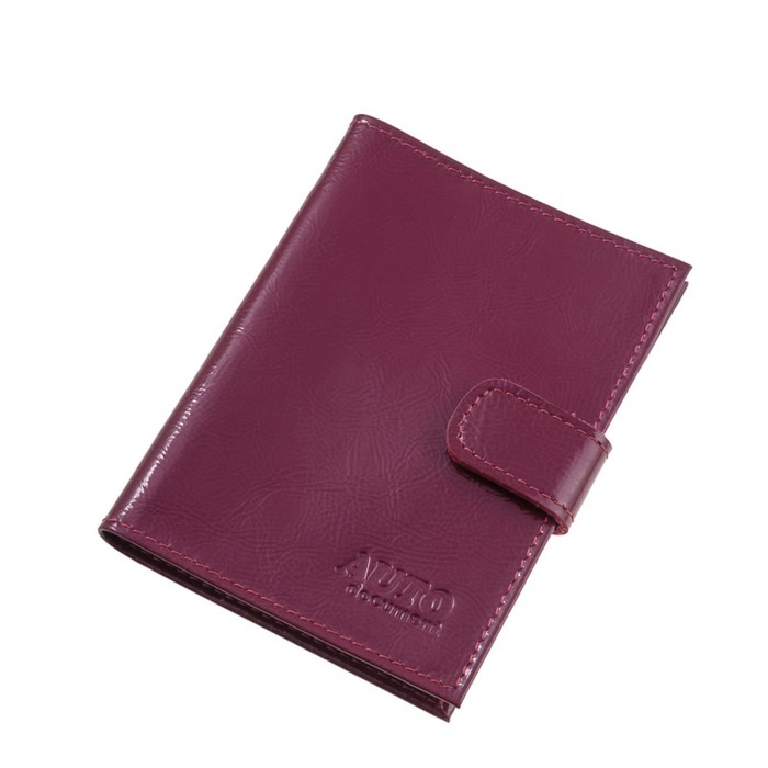 Обложка для автодокументов, отдел для паспорта, отдел для купюр, цвет розовый