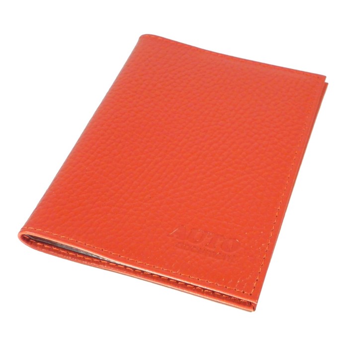 Обложка для автодокументов, цвет красный