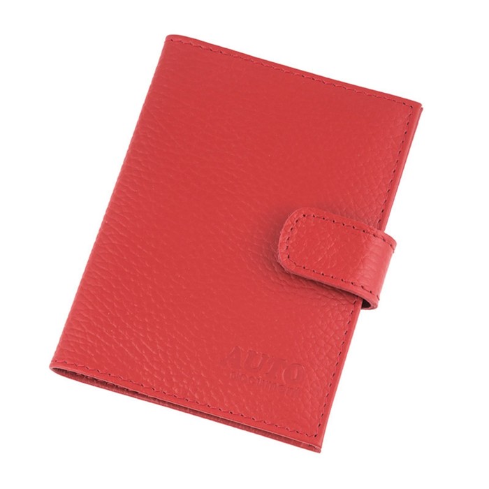 Обложка для автодокументов, цвет красный