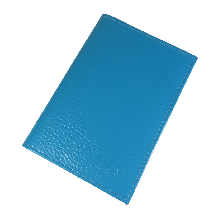 Обложка для автодокументов, цвет голубой