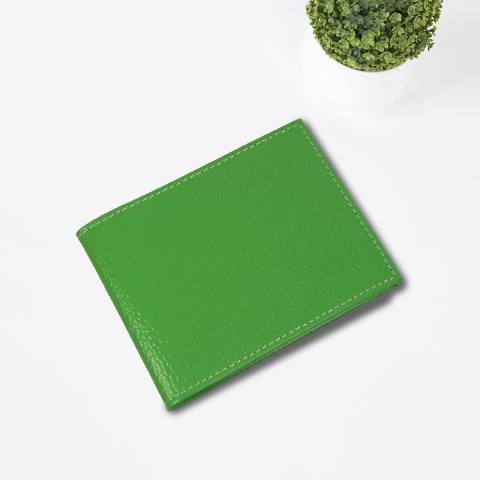 Обложка для автодокументов, цвет зелёный