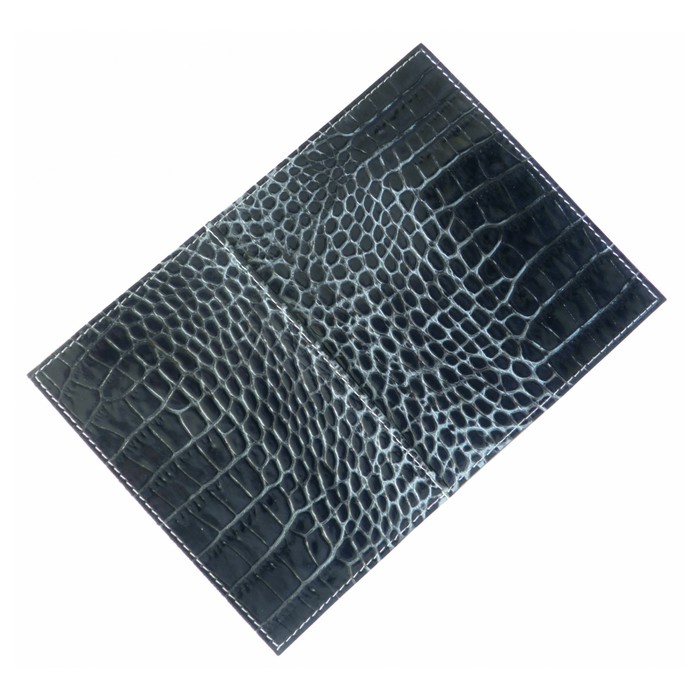 Обложка для паспорта с карманом, цвет бирюза