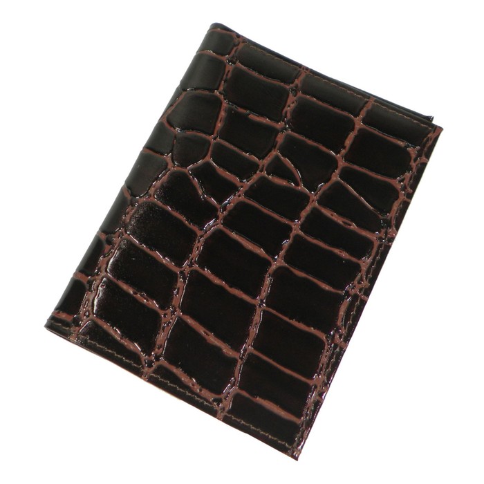 Обложка для паспорта, отдел для купюр, цвет бордовый